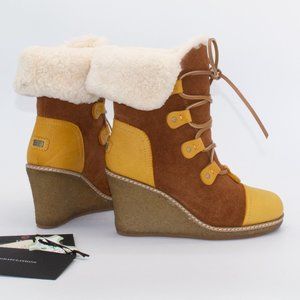 Australia Luxe - Mona Saddle Chestnut Suede Boot